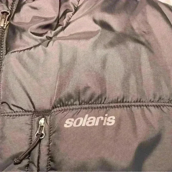 Solaris Men's Black Outdoors Lightweight Puffer Vest Jacket Size 2XB Outdoor - Picture 2 of 9